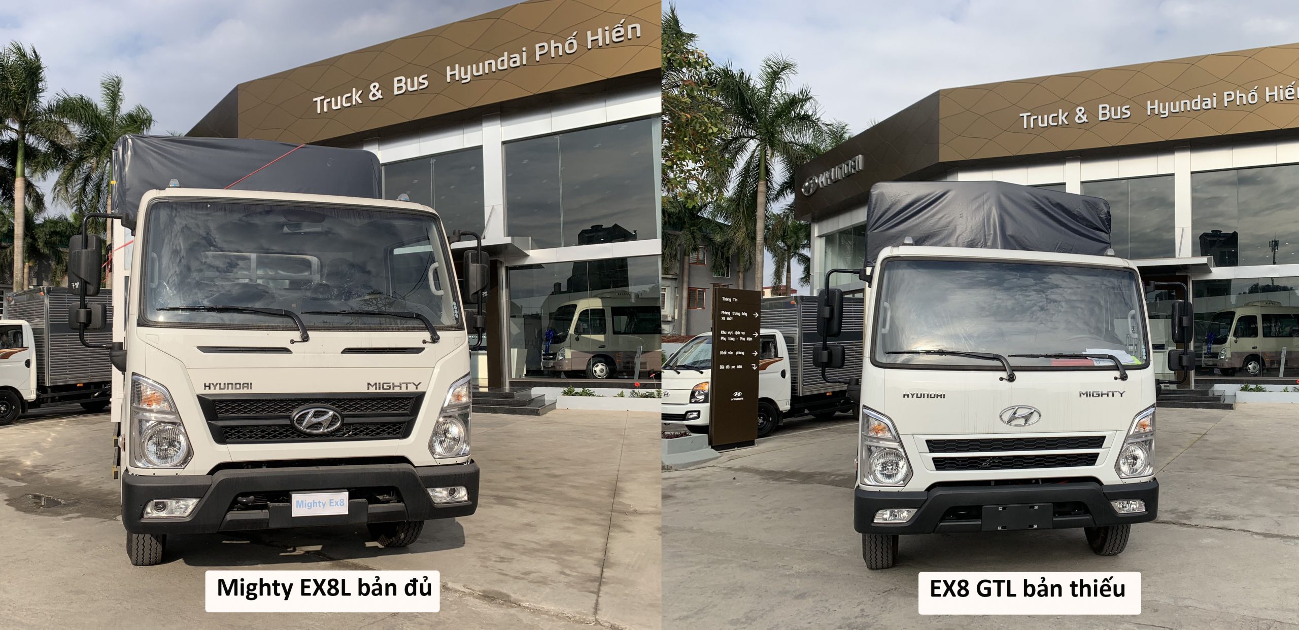 So sánh ngoại thất Hyundai EX8L bản đủ và EX8GTL bản thiếu